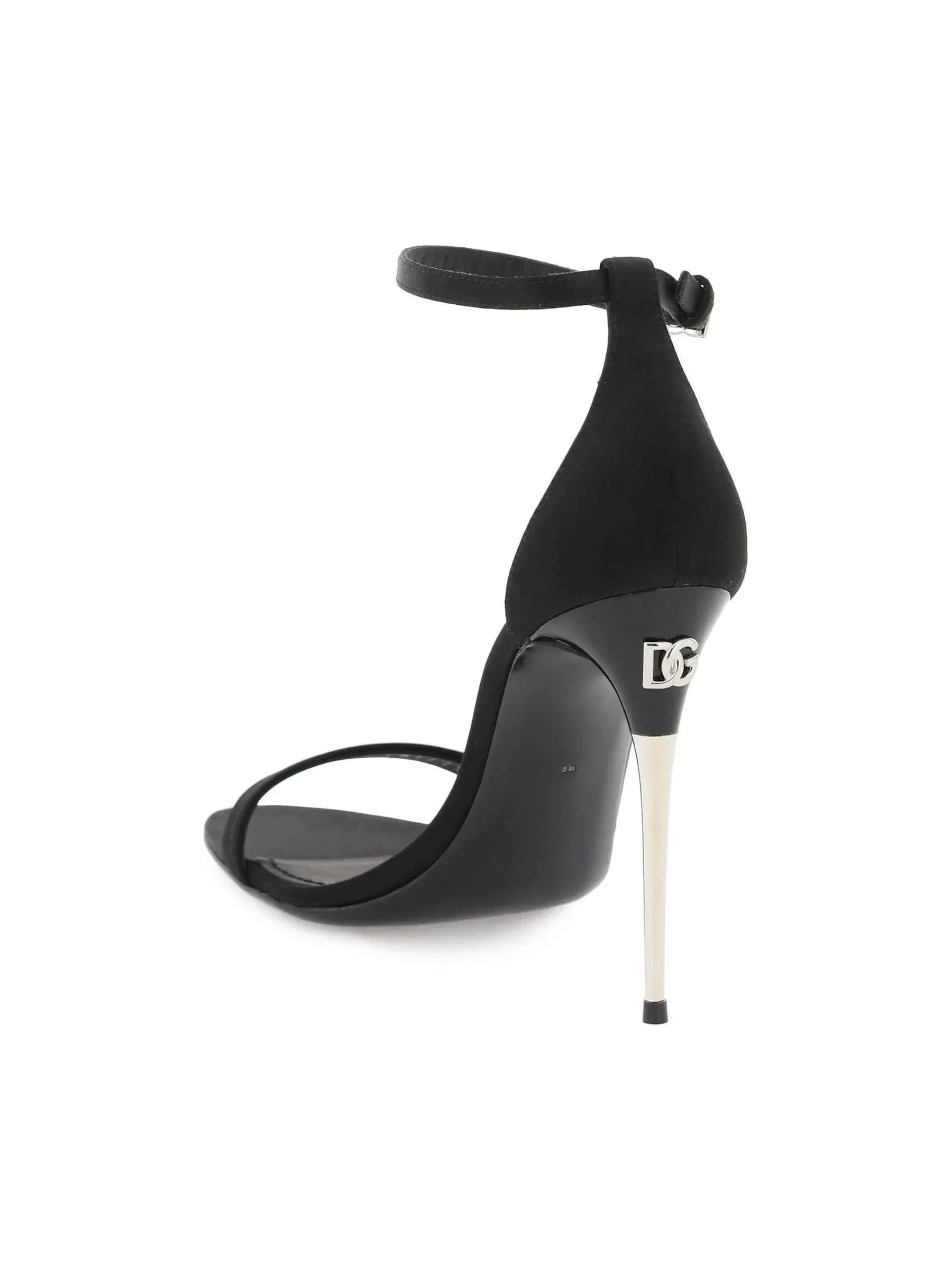 Ankle Strap Satin Sandals
