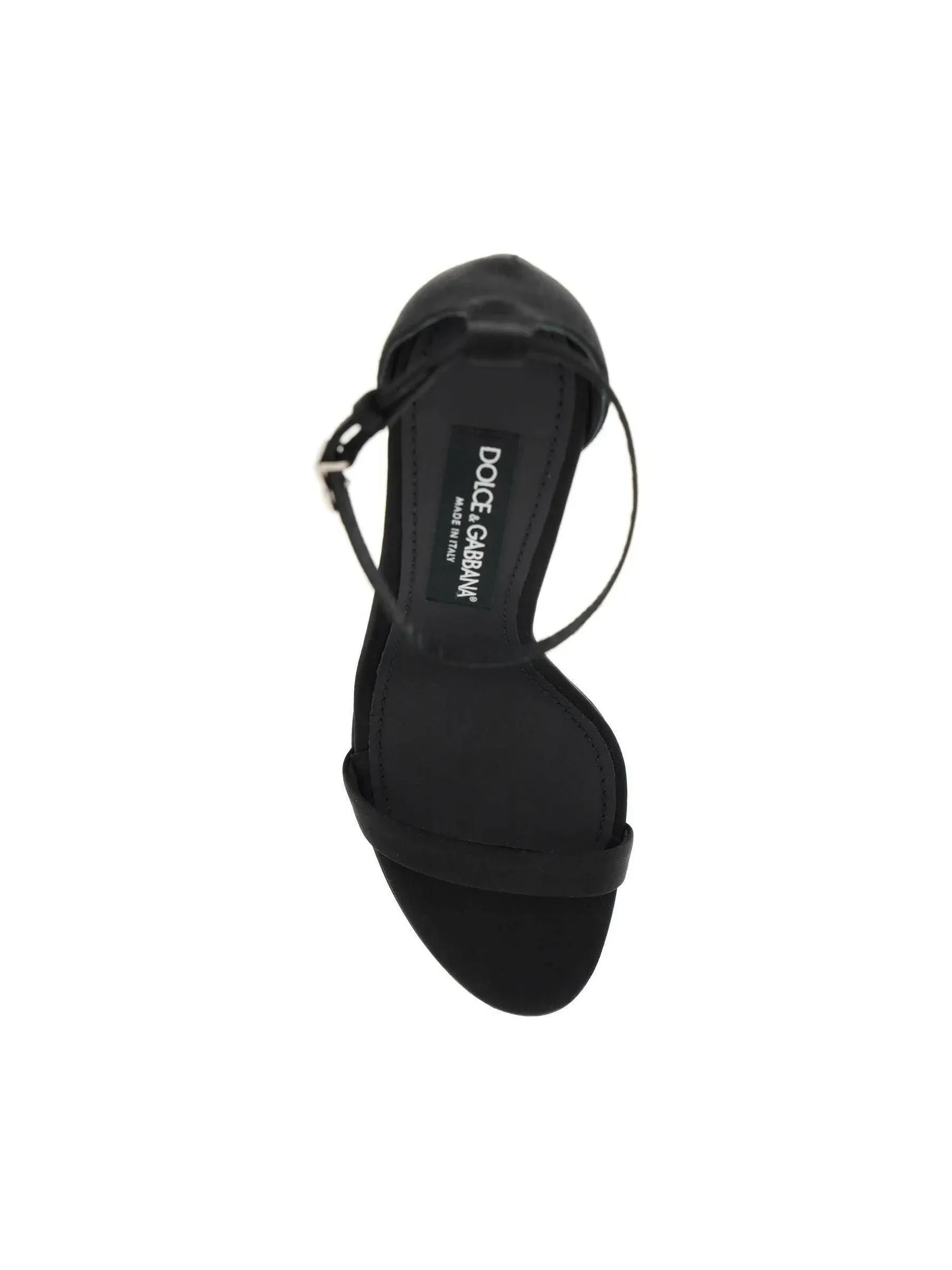 Ankle Strap Satin Sandals