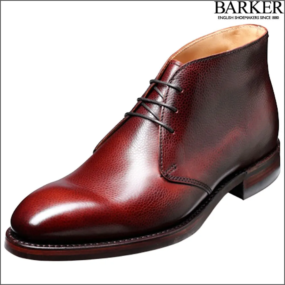 Barker Orkney Cherry Grain Chukka Boot@