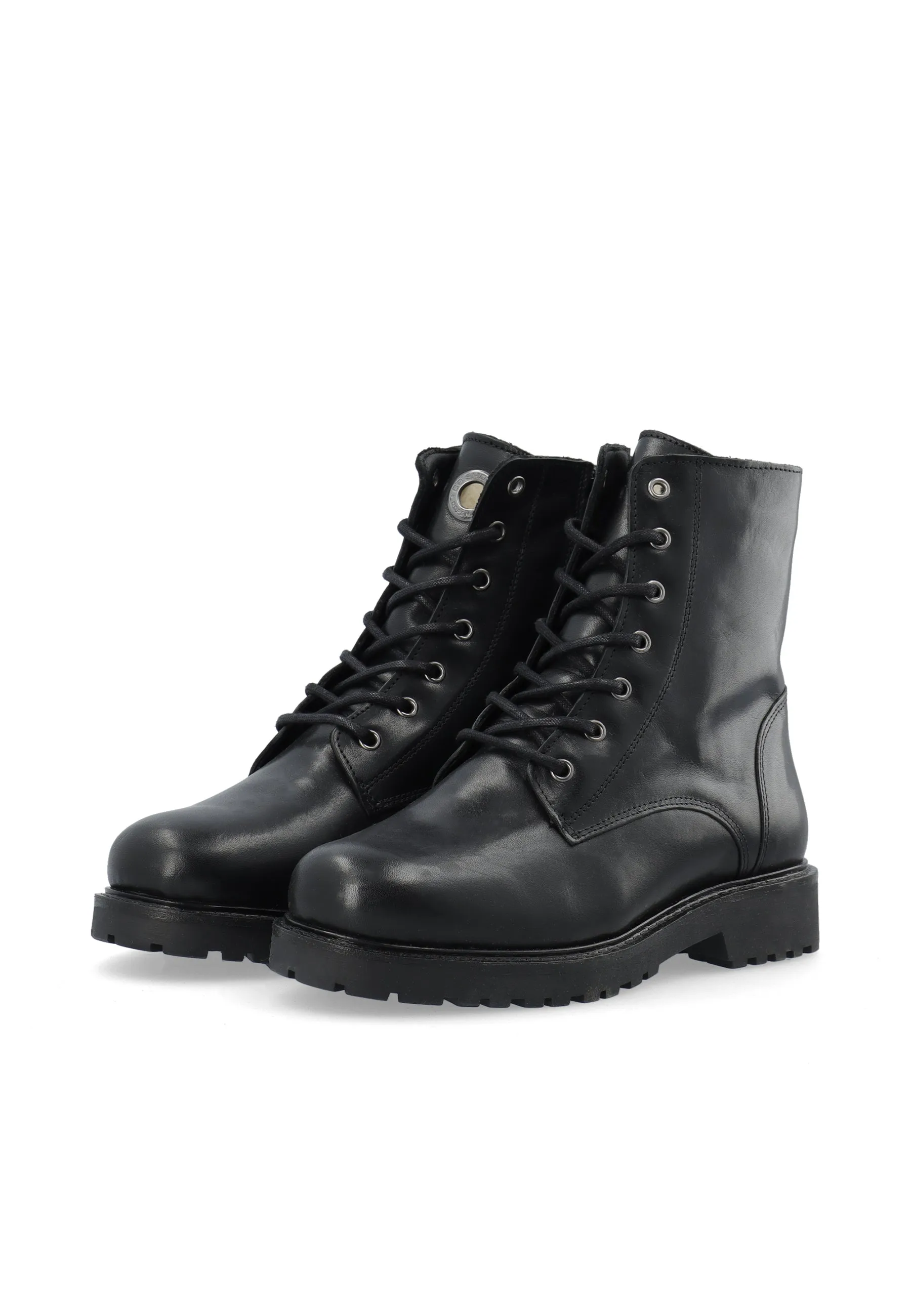 CASAYA LACE UP BOOT - Black