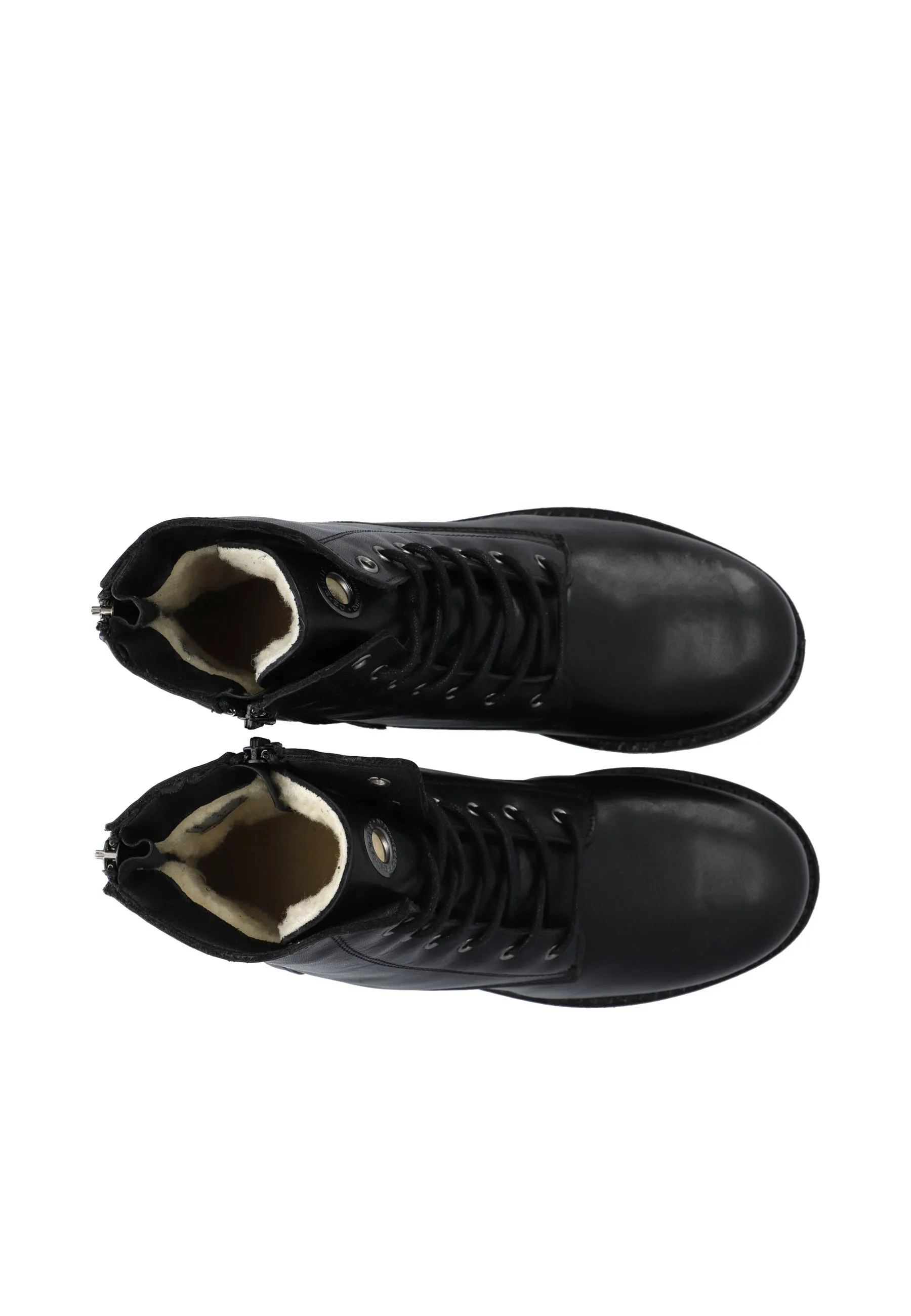 CASAYA LACE UP BOOT - Black
