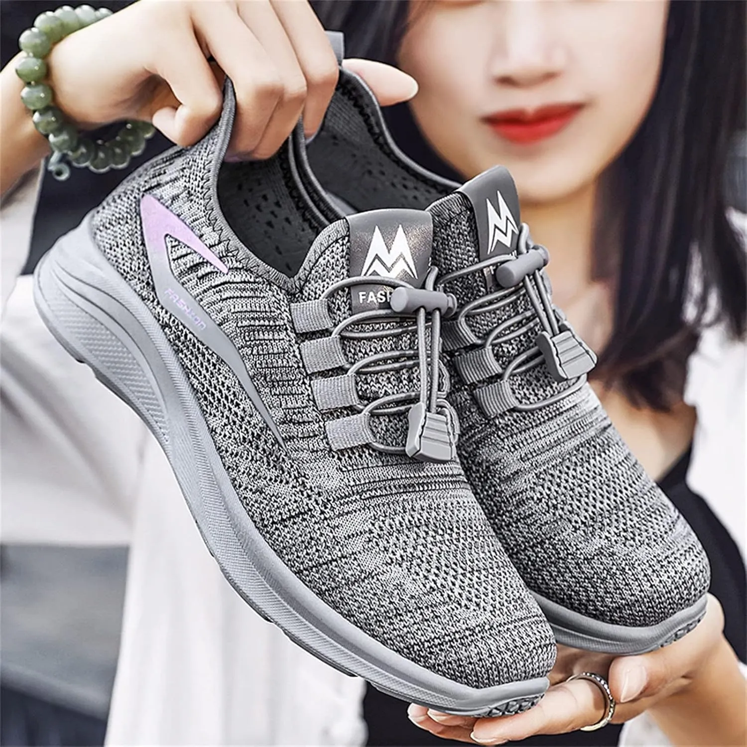 Cathalem Pink Solid Running Slip On Sneakers Slip Ins Shoes Mens Hands Free Orthopedic Walking Shoes for Men