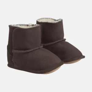 En-Fant Leather Suede Boots - Coffee Bean