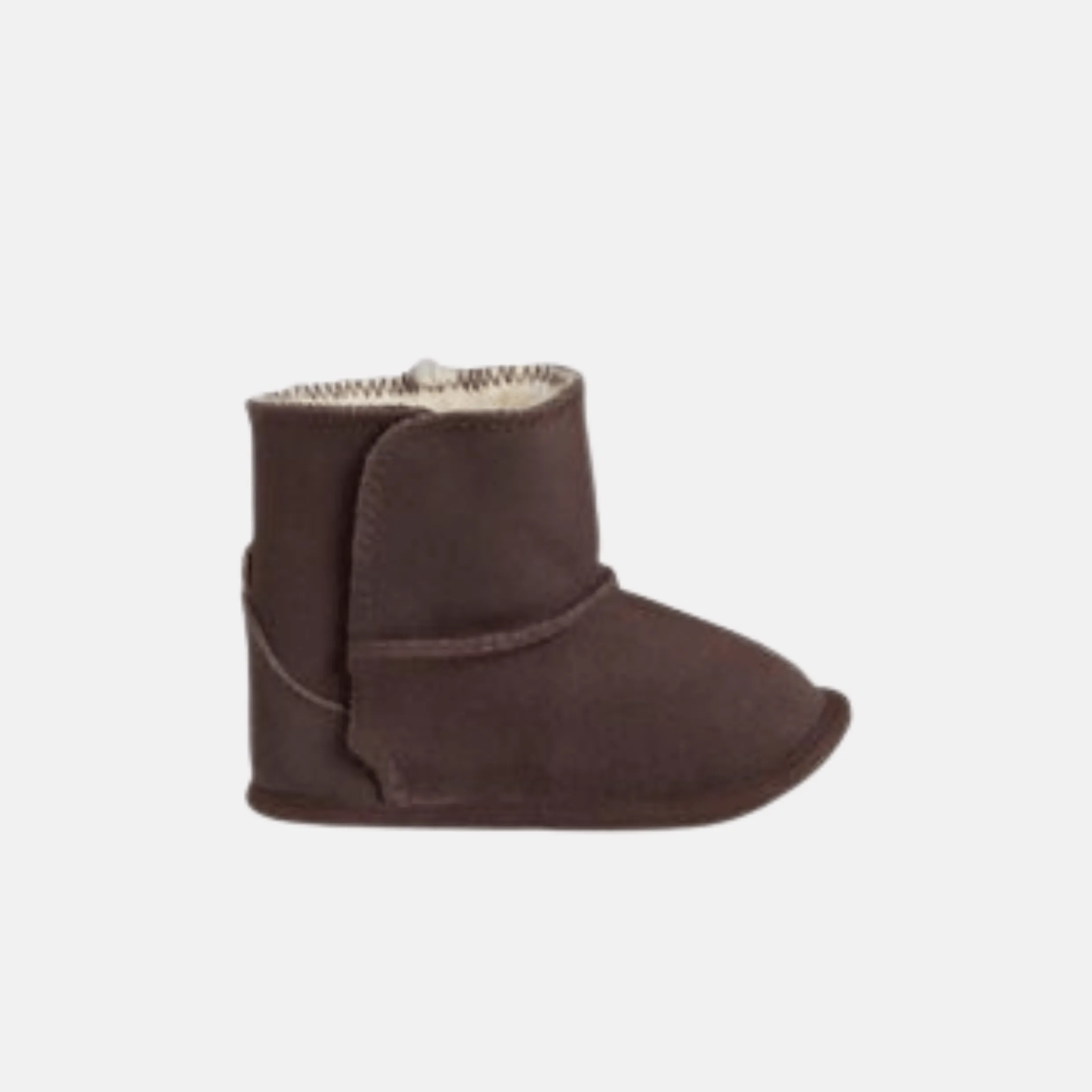 En-Fant Leather Suede Boots - Coffee Bean