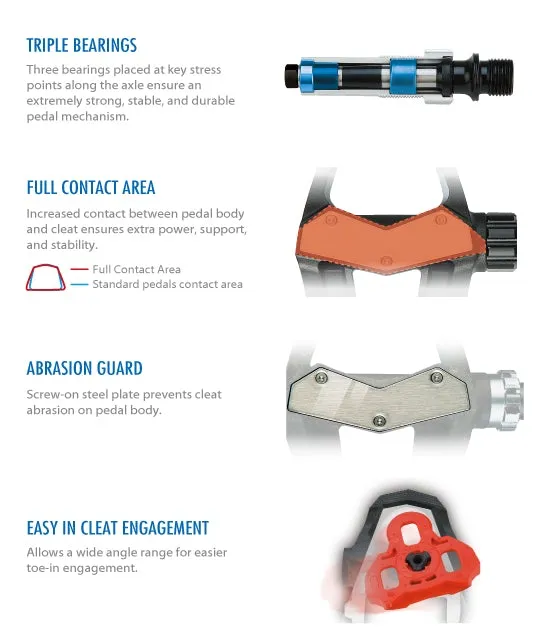 Exustar E PR3ST Thermoplastic Full contact Road Pedals