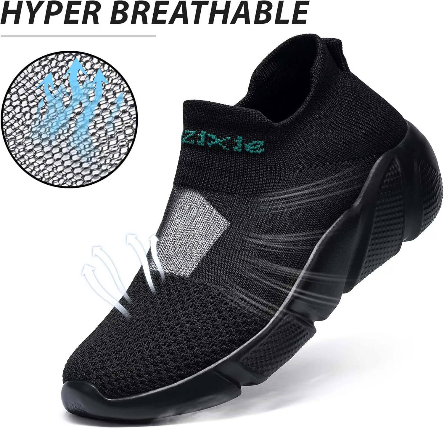 FLOWING PLUME Waterproof Shoes for Men Women Lightweight Tennis Sneaker Slip-Resistant Walking Running Shoes