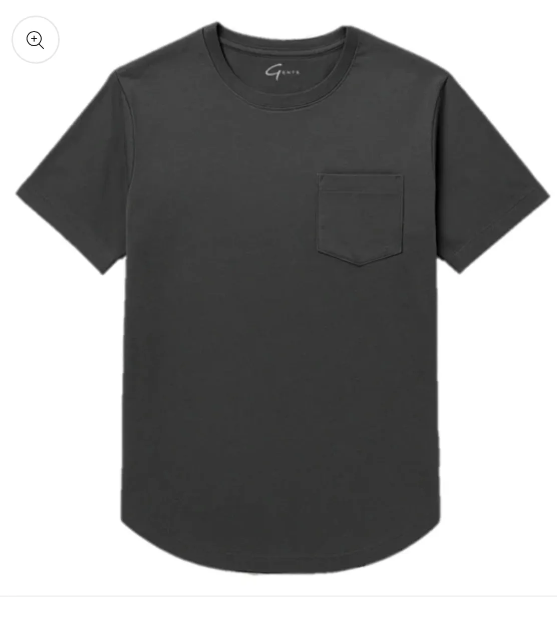 GENTS CREW BASIC POCKET TEE