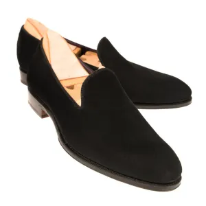 Height Increasing Black Suede Corbett Loafers