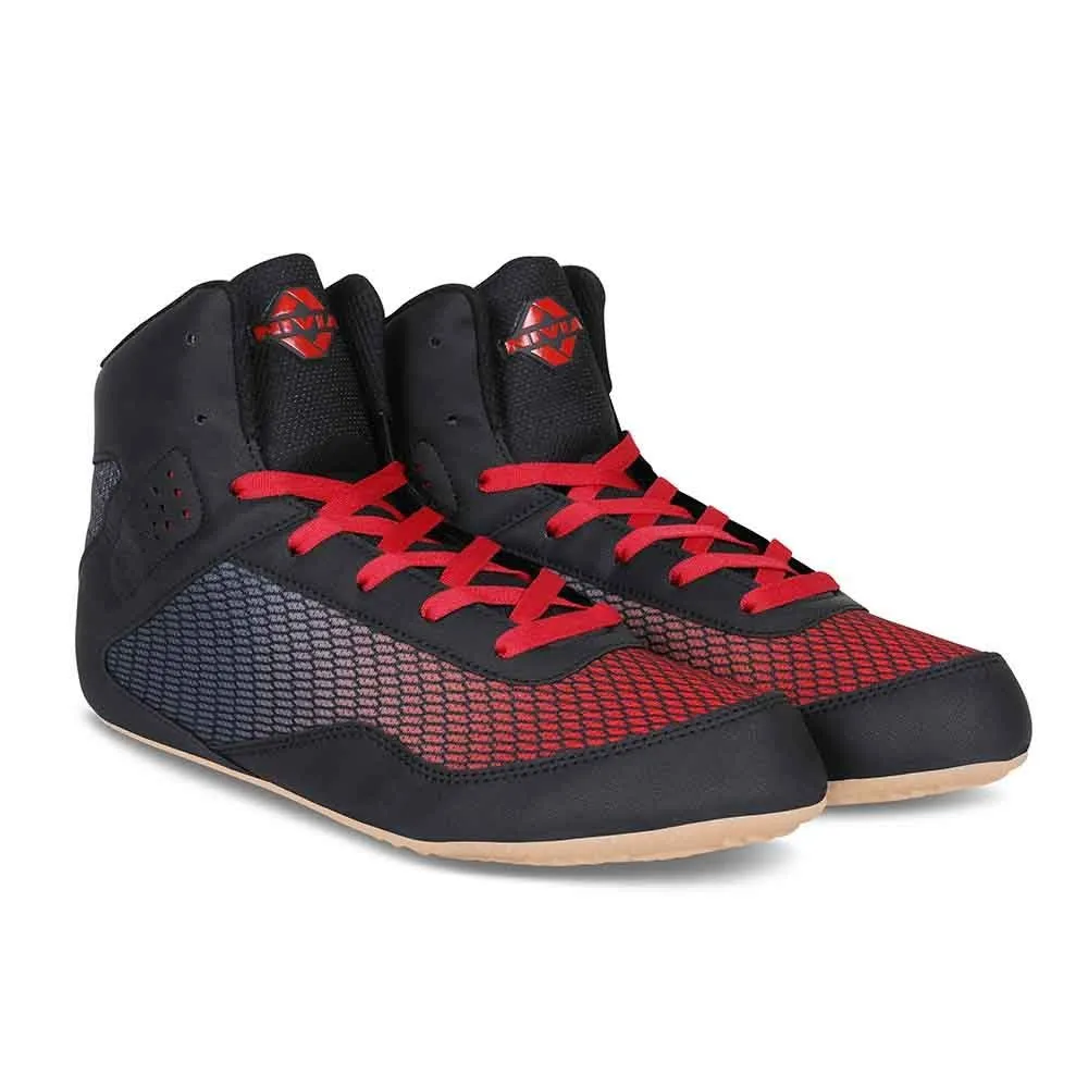 Nivia New Wrestling-I Shoes Red