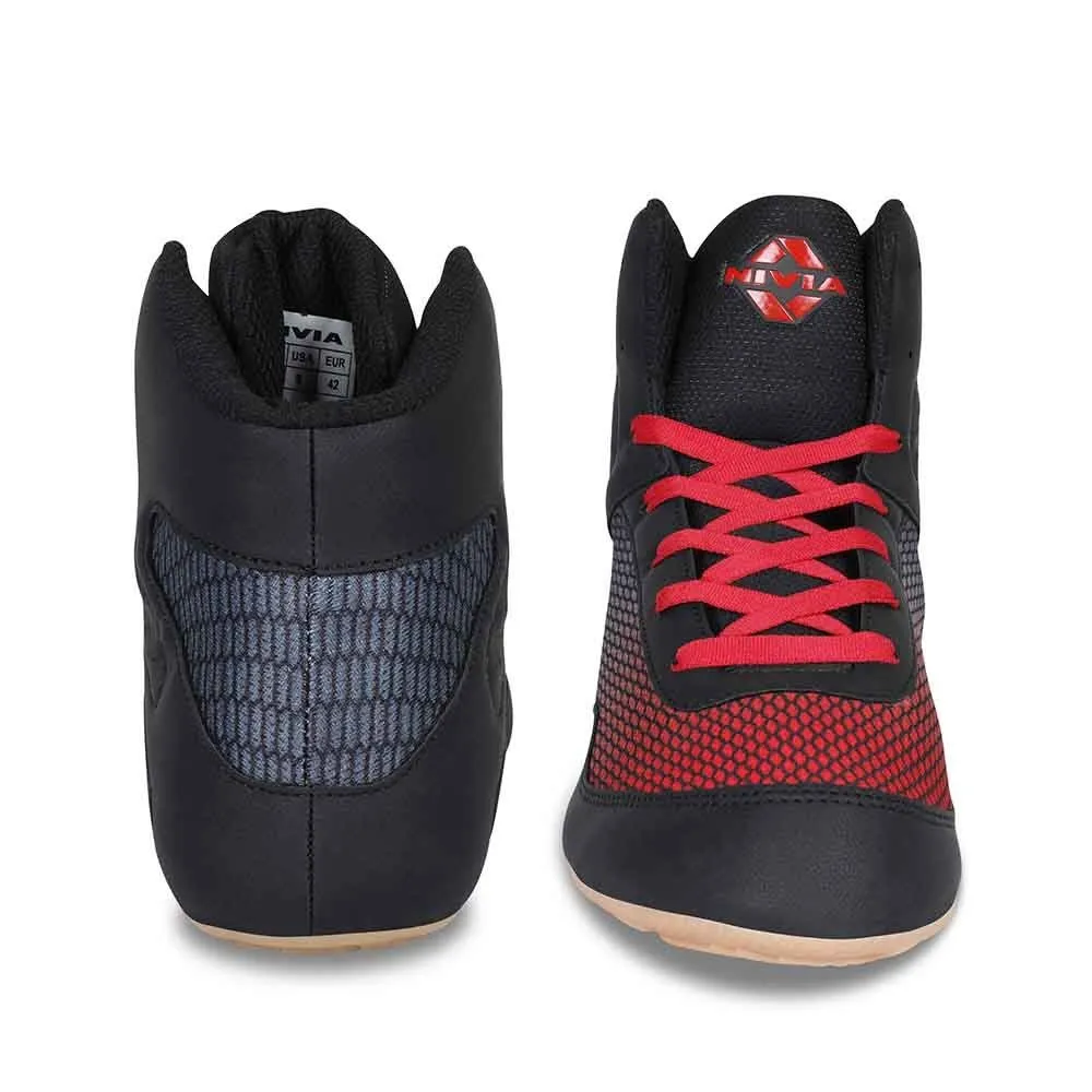 Nivia New Wrestling-I Shoes Red