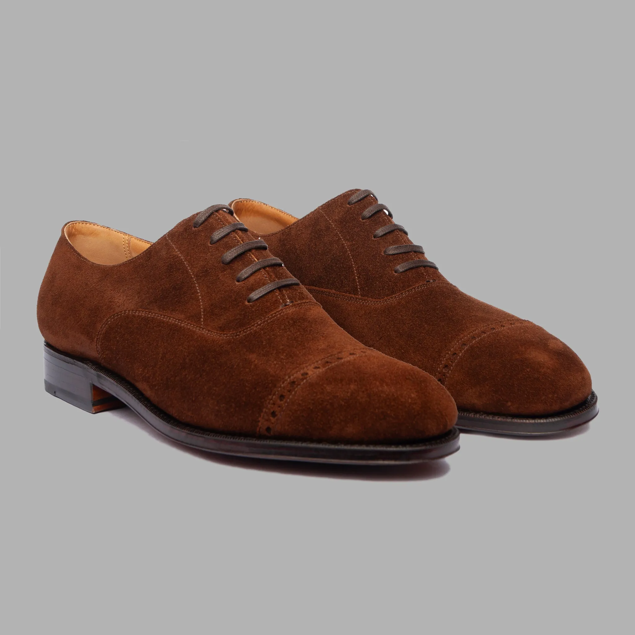 Punch Cap Oxford in Dark Snuff