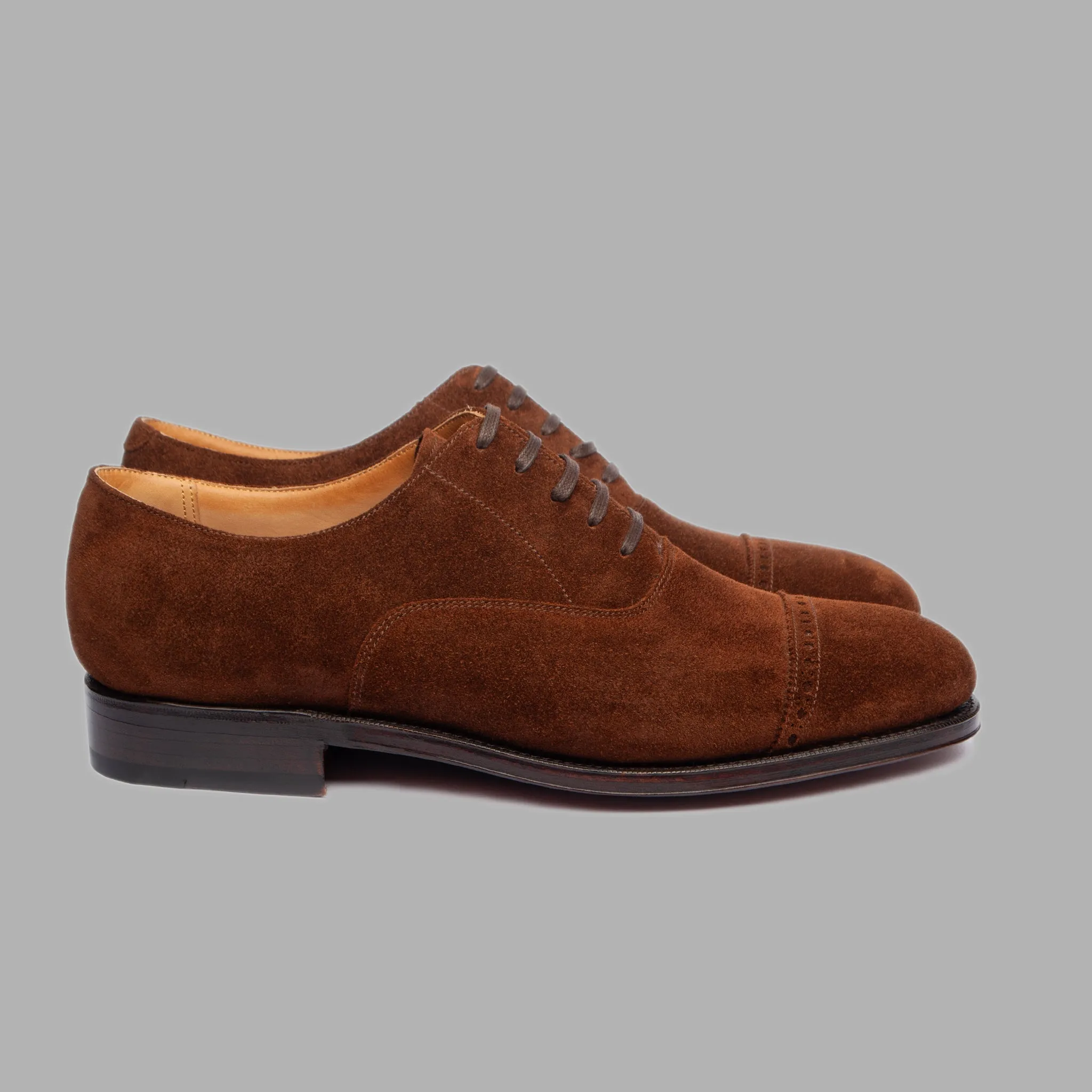 Punch Cap Oxford in Dark Snuff