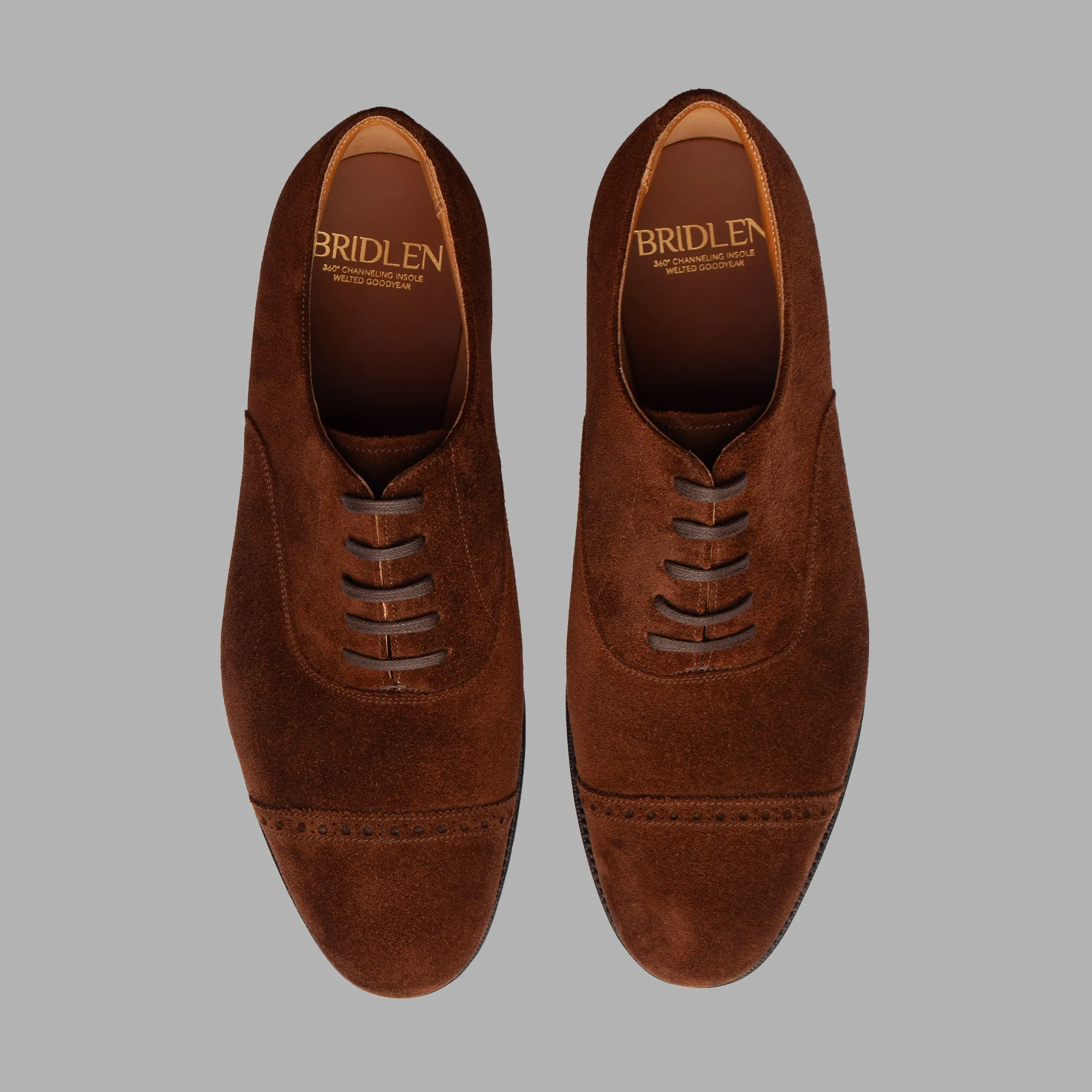 Punch Cap Oxford in Dark Snuff