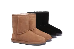 Short Classic Suede Boots