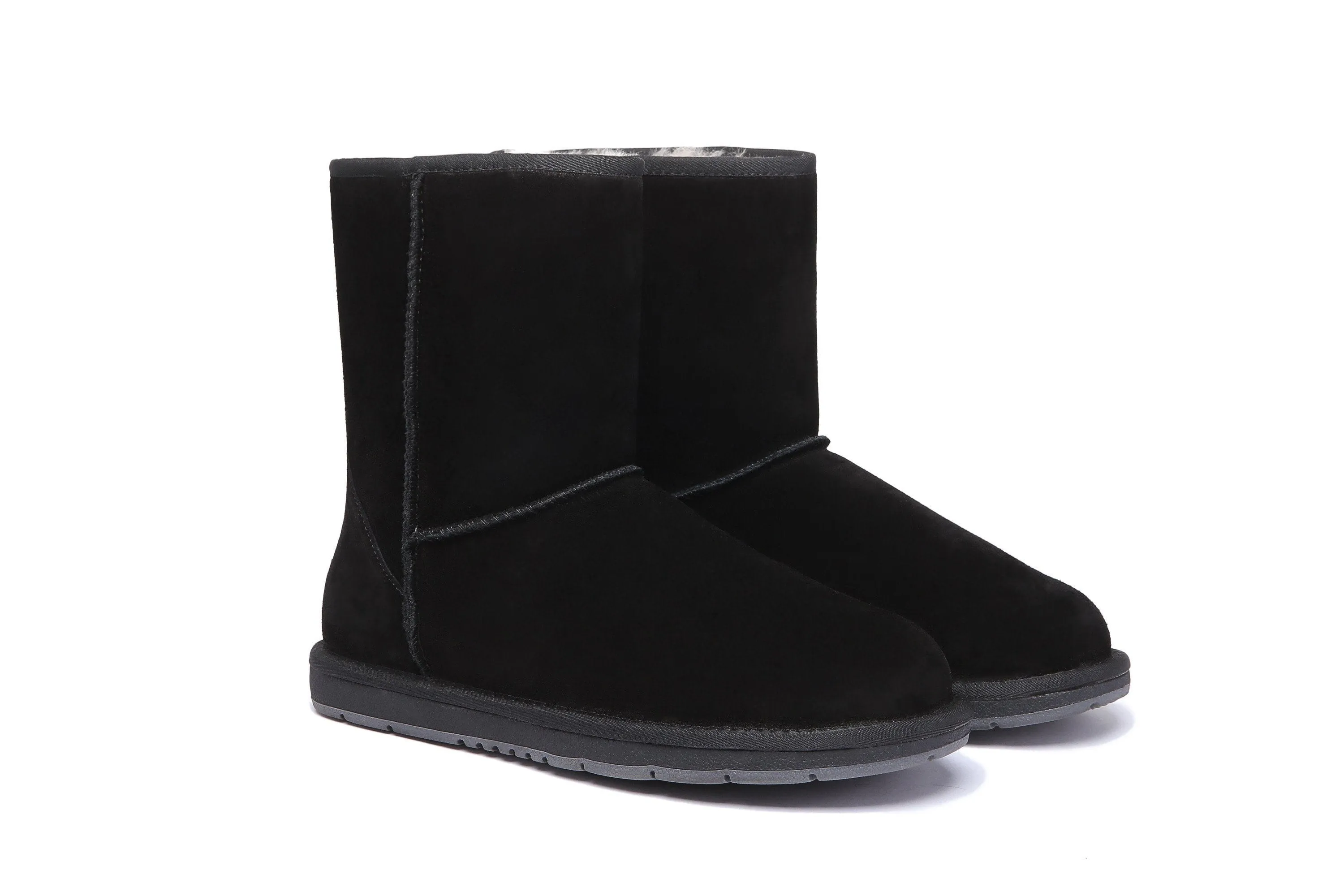 Short Classic Suede Boots