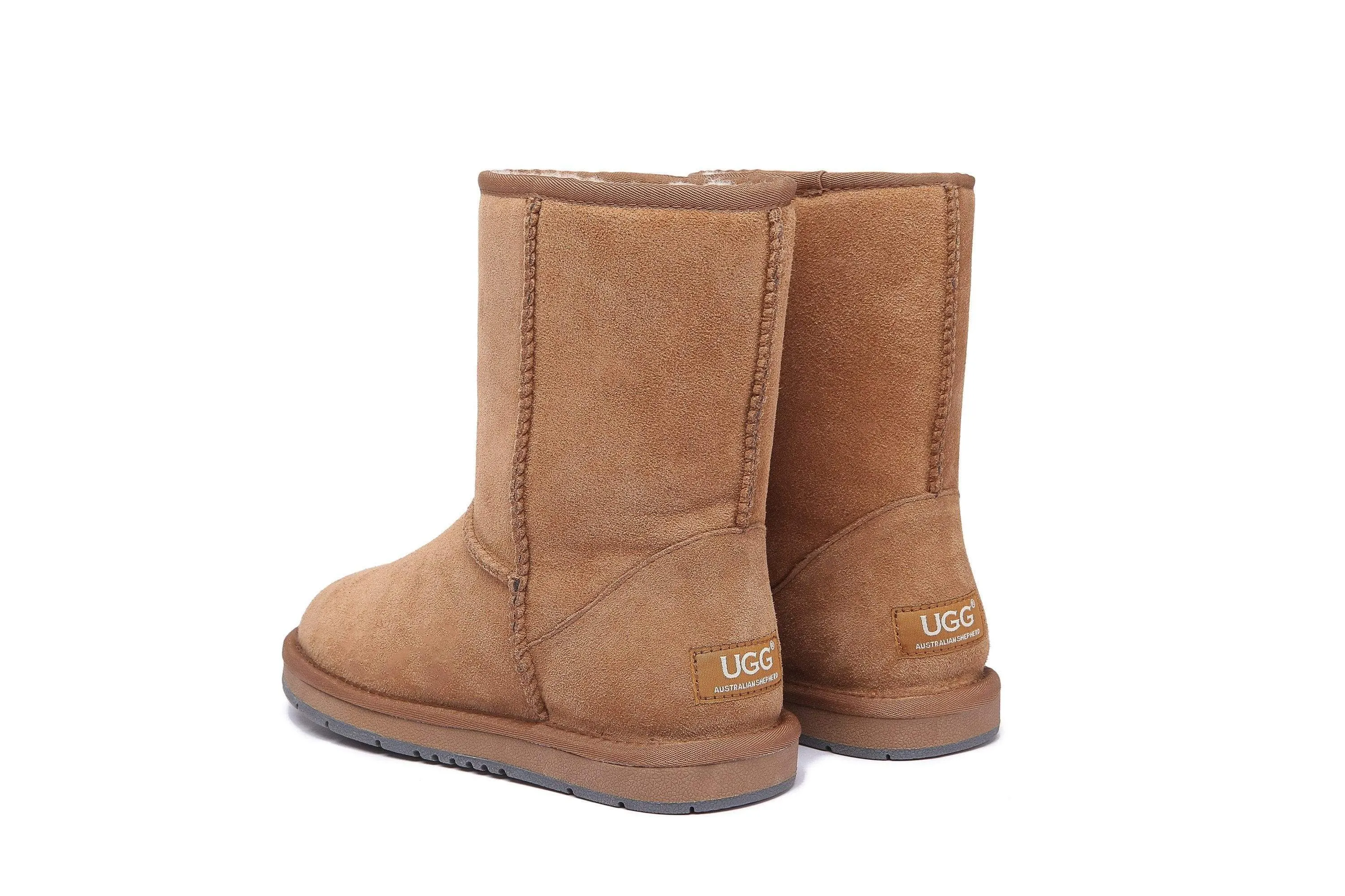 Short Classic Suede Boots