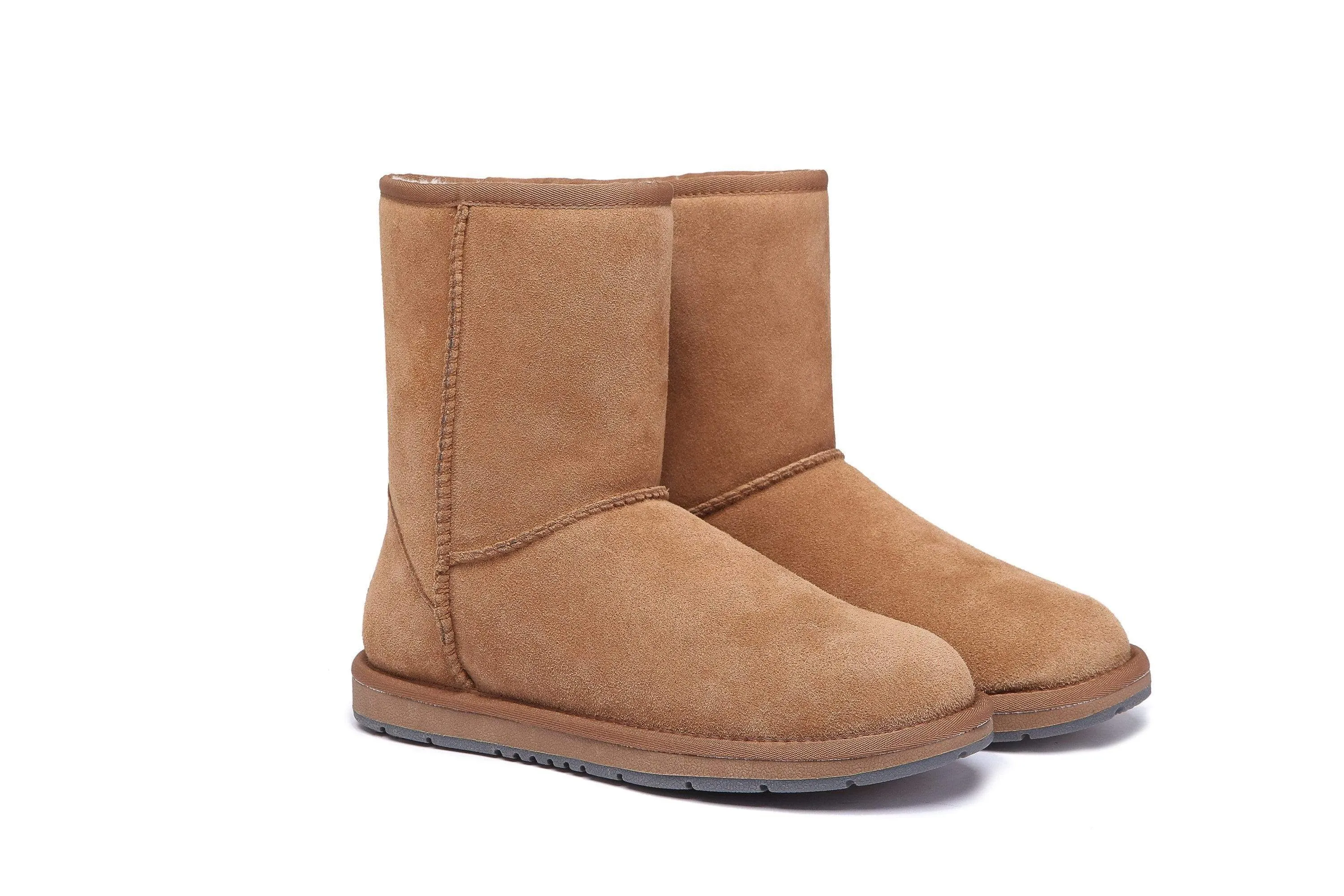 Short Classic Suede Boots