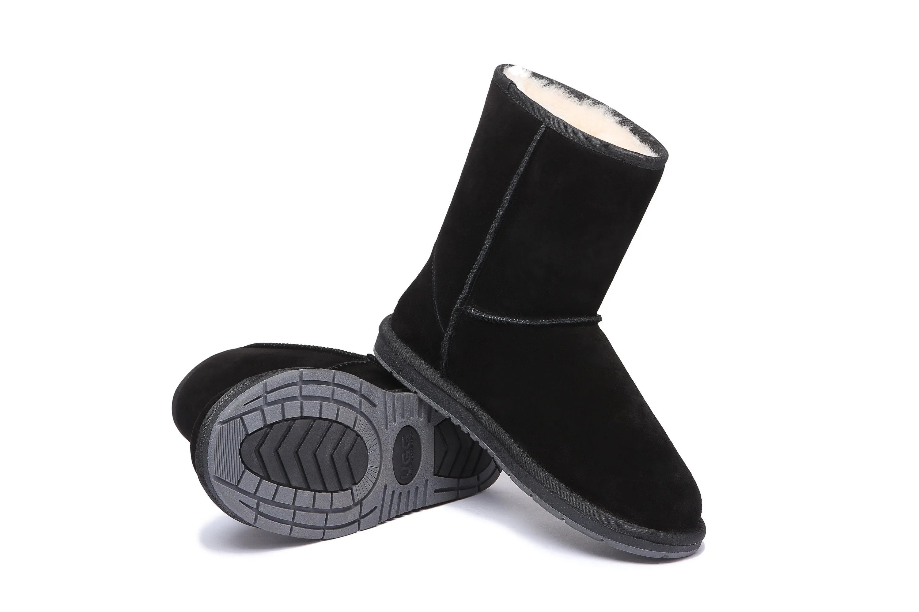 Short Classic Suede Boots