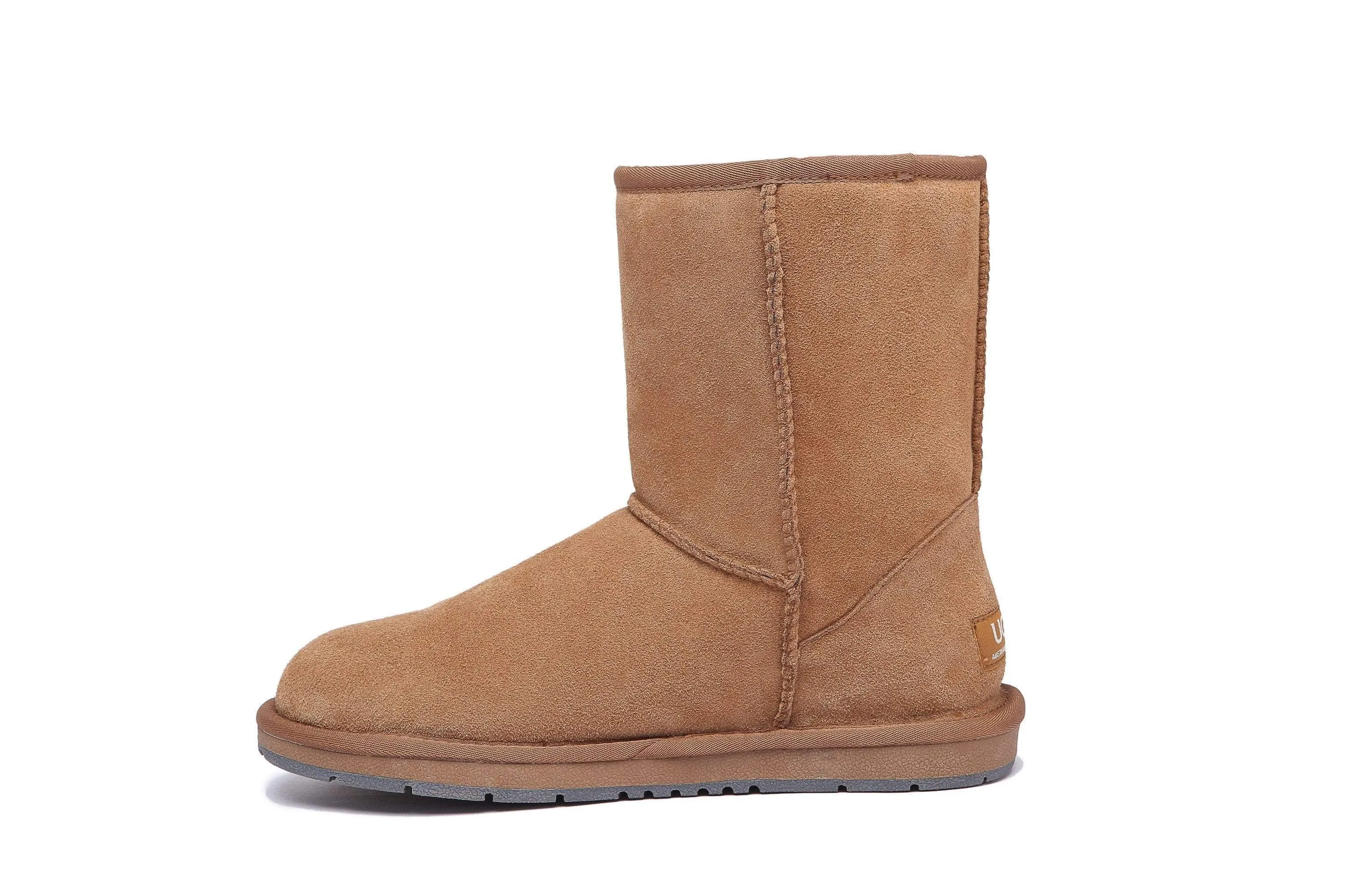 Short Classic Suede Boots