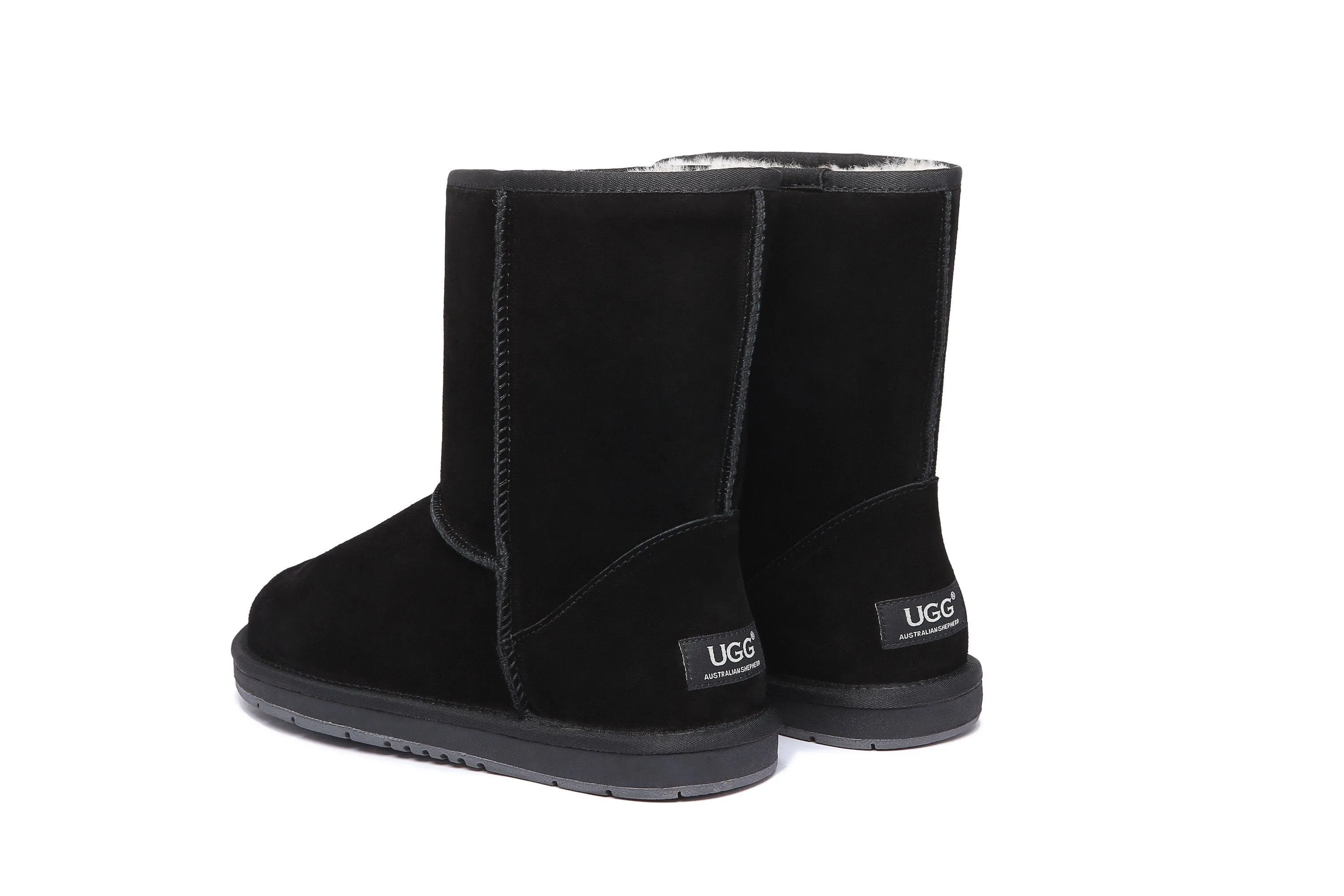 Short Classic Suede Boots
