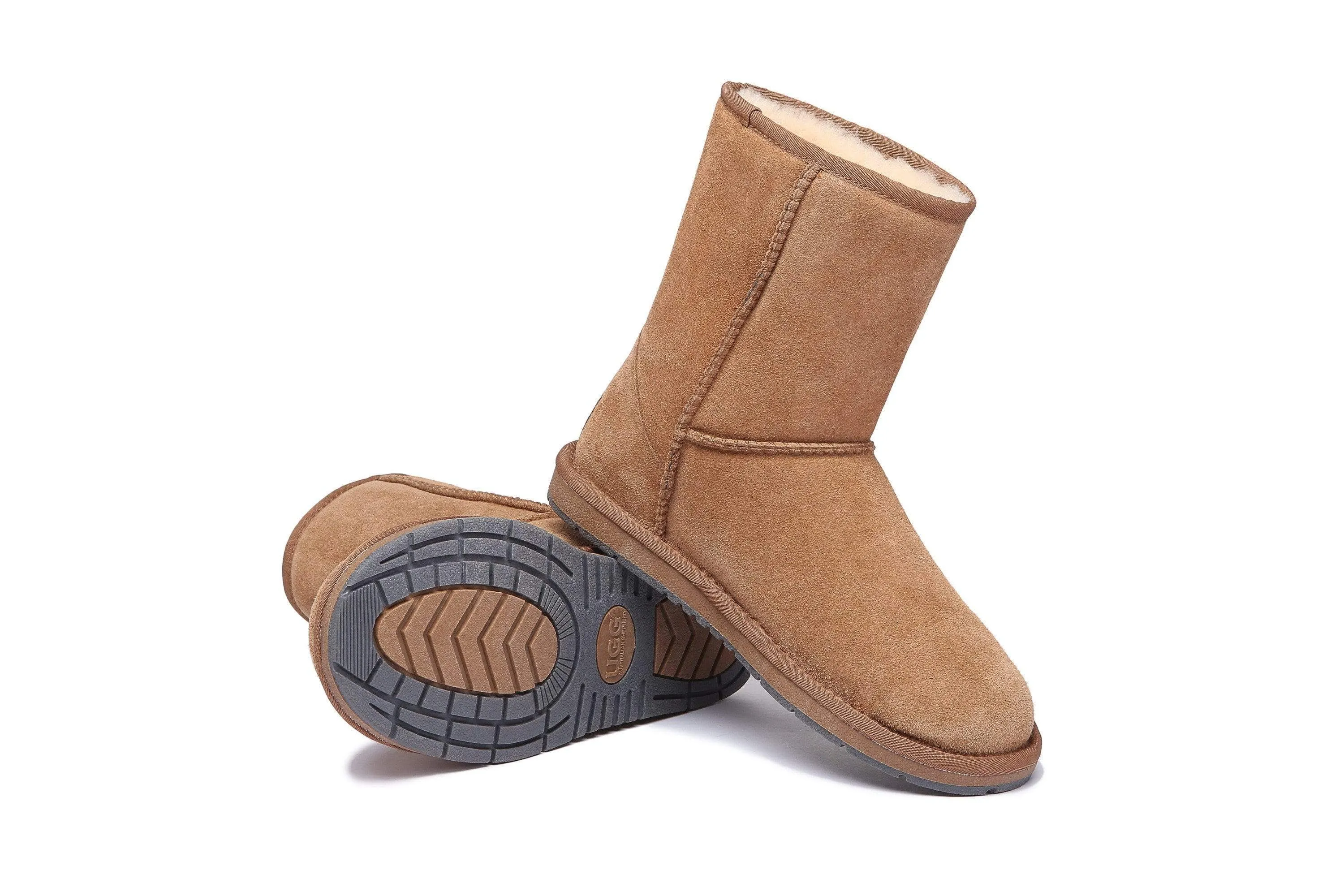 Short Classic Suede Boots