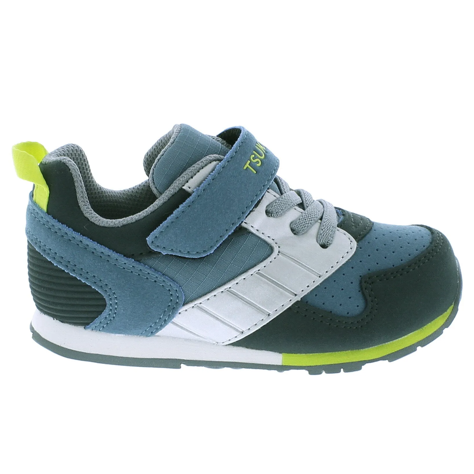 Tsukihoshi Racer | Sea/Lime Kids Sneakers