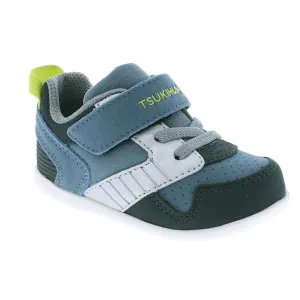 Tsukihoshi Racer | Sea/Lime Kids Sneakers