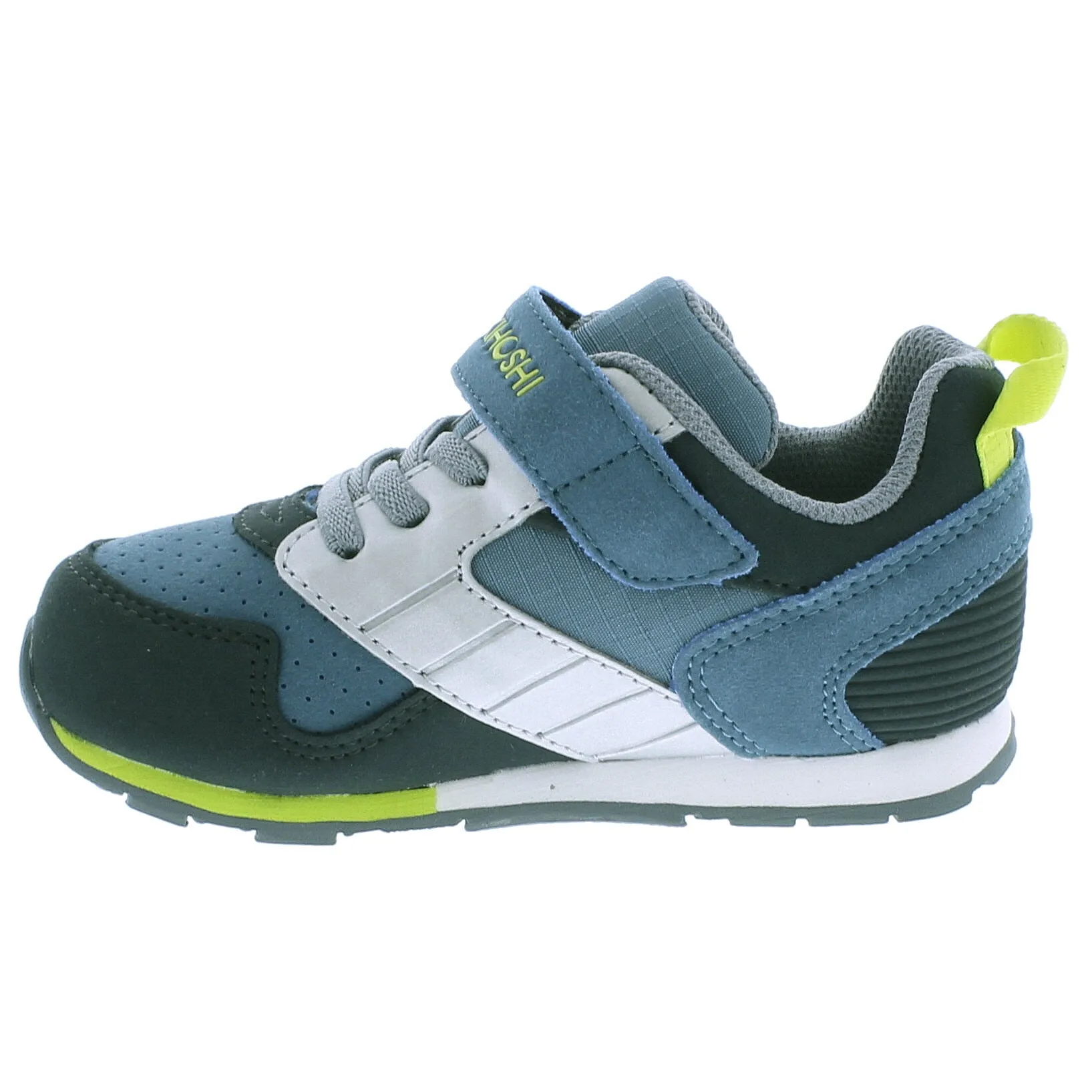 Tsukihoshi Racer | Sea/Lime Kids Sneakers