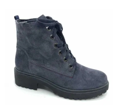 Waldlaufer Women's H-Luise Dark Blue Nubuck