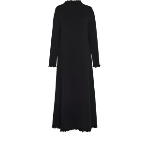 Women's Lounge Dress in Black French Terry by Casey Marks
